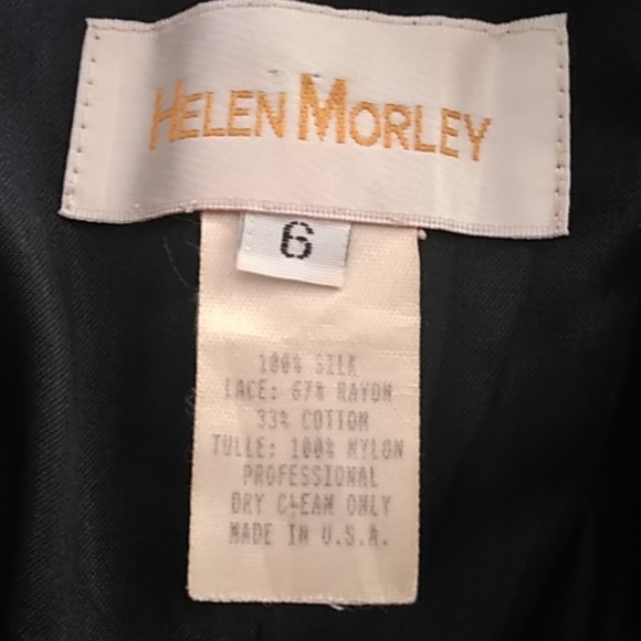 HELEN MORLEY GUIPURE LACE OFF SHOULDER DRESS-SZ 6 - Picture 5 of 5